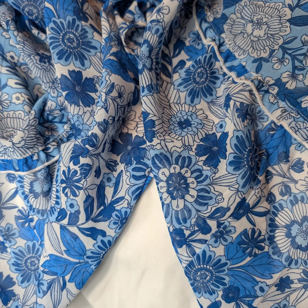 Sincerely Jules Blue Floral Midi Dress - Picture 7 of 7